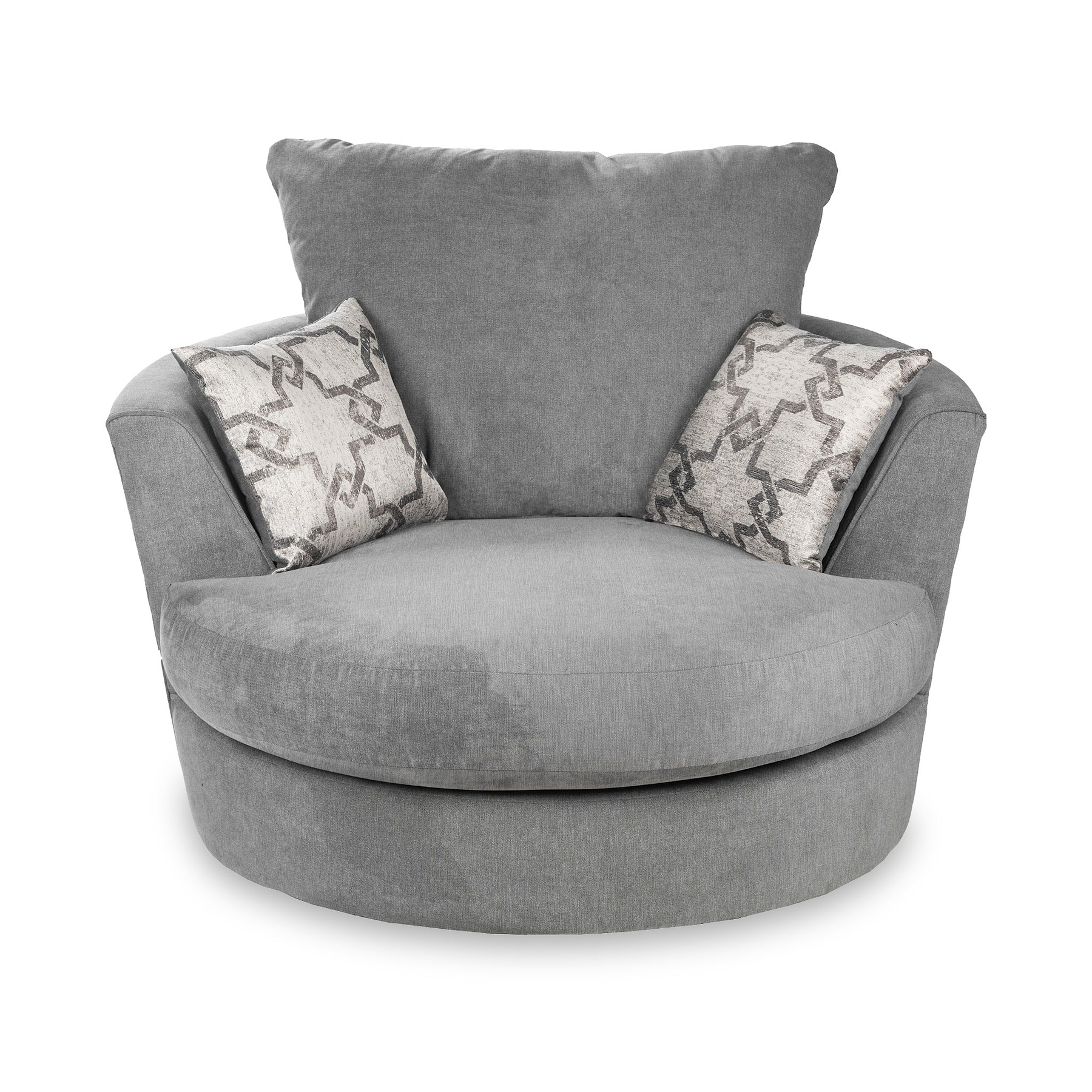 Fernley-Swivel-Armchair-Pewter from Roseland Furniture