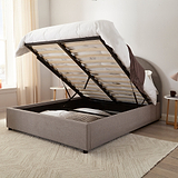 Hounslow Half Circle Ottoman Storage Bed Frame from Roseland Furniture