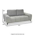 Ruelle Textured Fabric 2 Seater Sofa from Roseland Furniture
