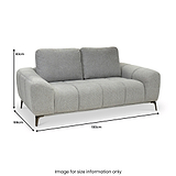 Ruelle Textured Fabric 2 Seater Sofa from Roseland Furniture