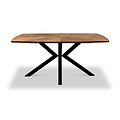 Zane-160cm-oak-&-elm-effect-dining-table from Roseland Furniture