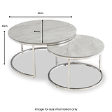 Berta-Grey-Coffee-Table-Set from Roseland Furniture