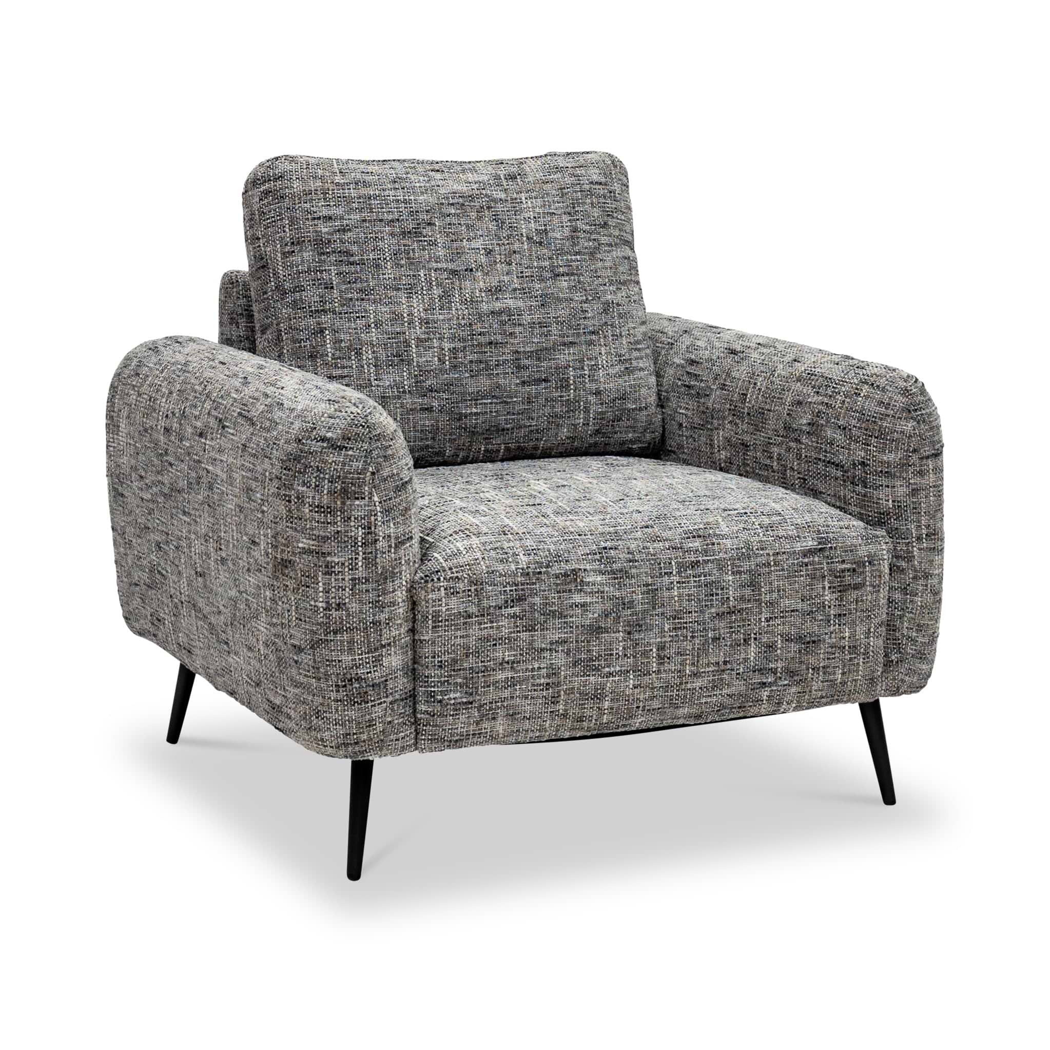 Delphine Multitonal Fabric Armchair from Roseland Furniture