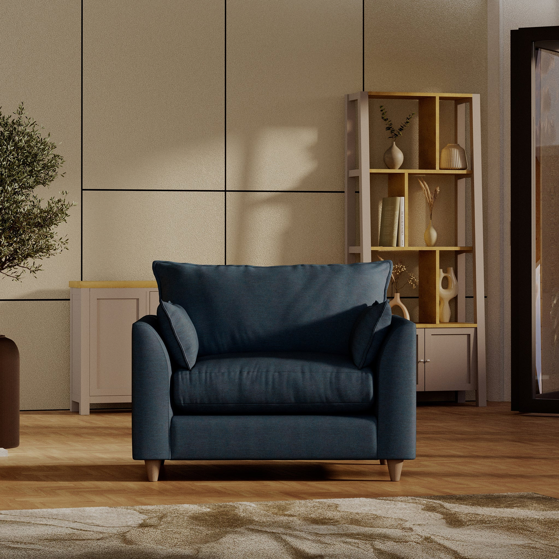 Munro Snuggler Armchair Marine from Roseland Furniture