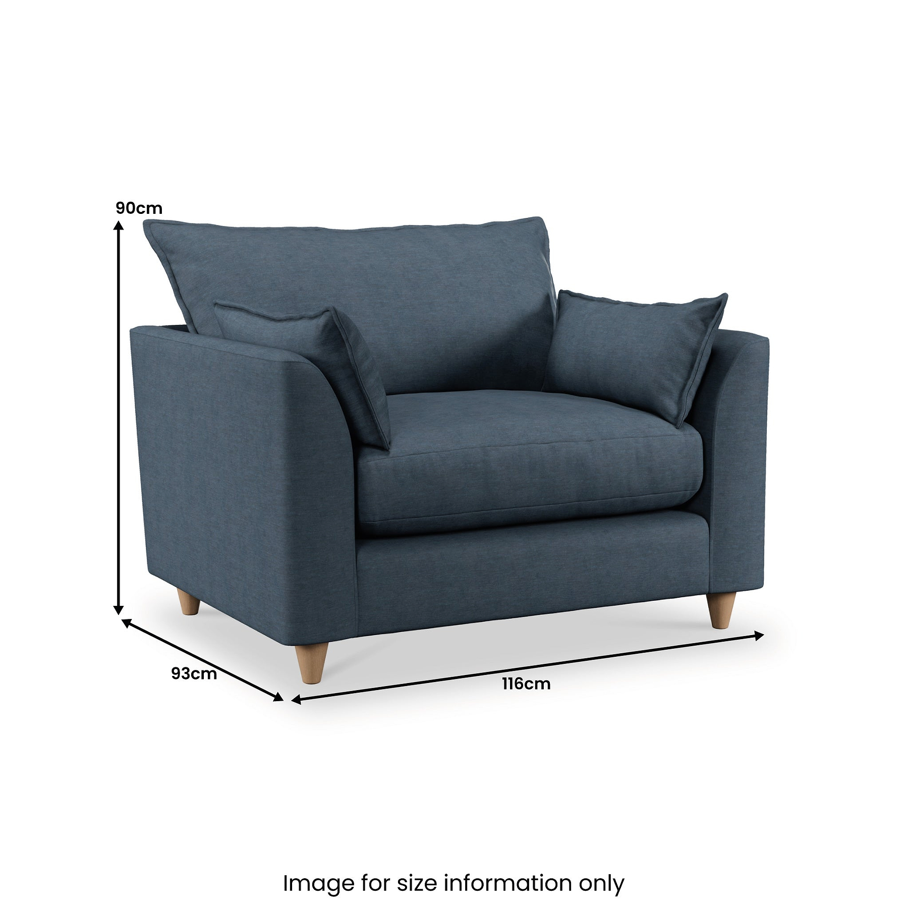 Munro Snuggler Armchair Marine from Roseland Furniture