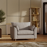 Munro Snuggler Armchair Silver from Roseland Furniture