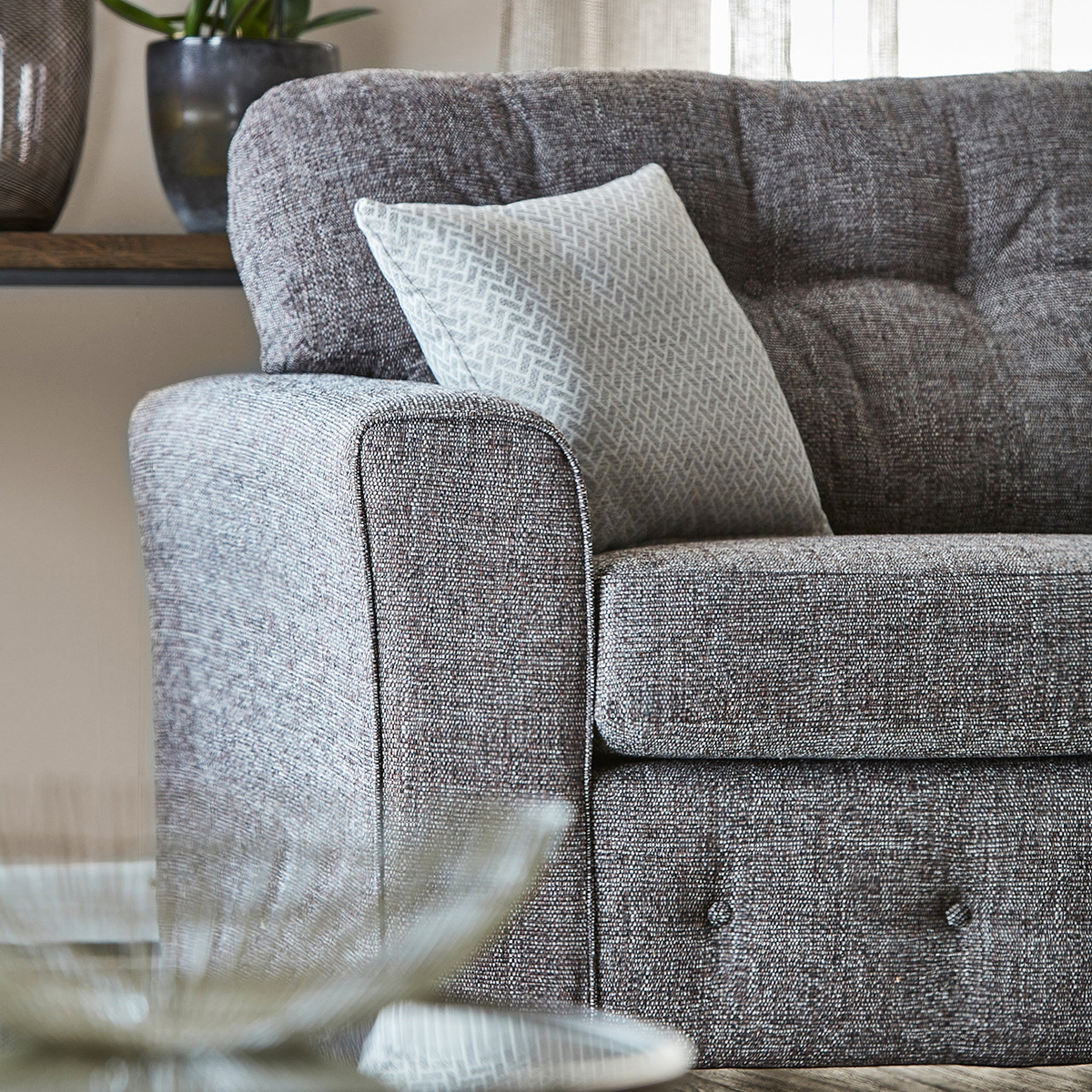 Cheswick-2-seater-sofa-grey from Roseland Furniture
