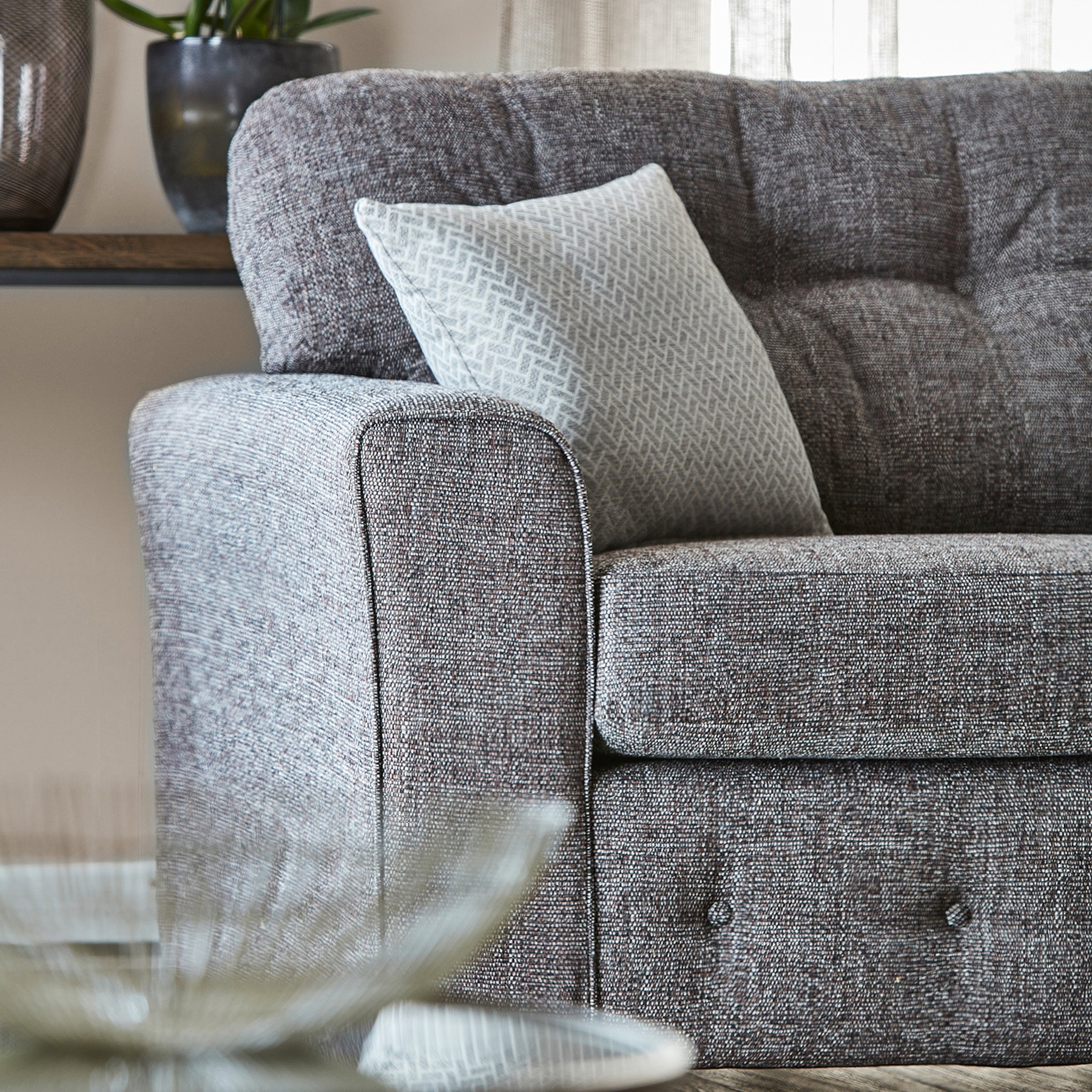 Cheswick-2-seater-sofa-grey from Roseland Furniture
