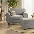 Jessie Grey Snuggle Armchair from Roseland Furniture