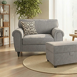 Jessie Grey Snuggle Armchair from Roseland Furniture