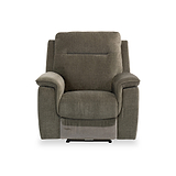 Weston Moss Green Fabric Electric Reclining Armchair from Roseland Furniture