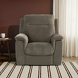 Weston Moss Green Fabric Electric Reclining Armchair from Roseland Furniture