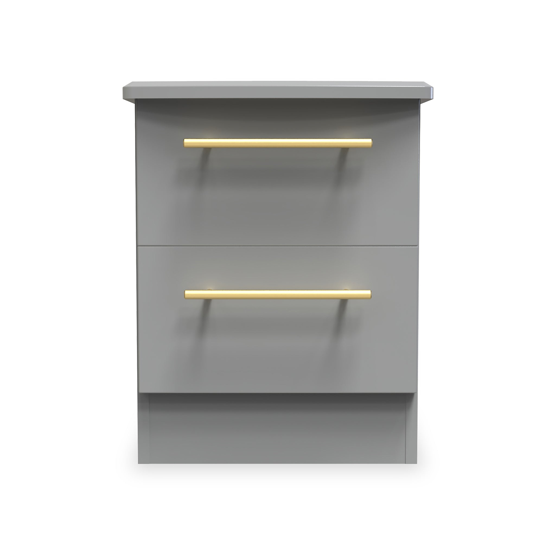 Bramham Grey 2 Drawer Bedside from Roseland Furniture