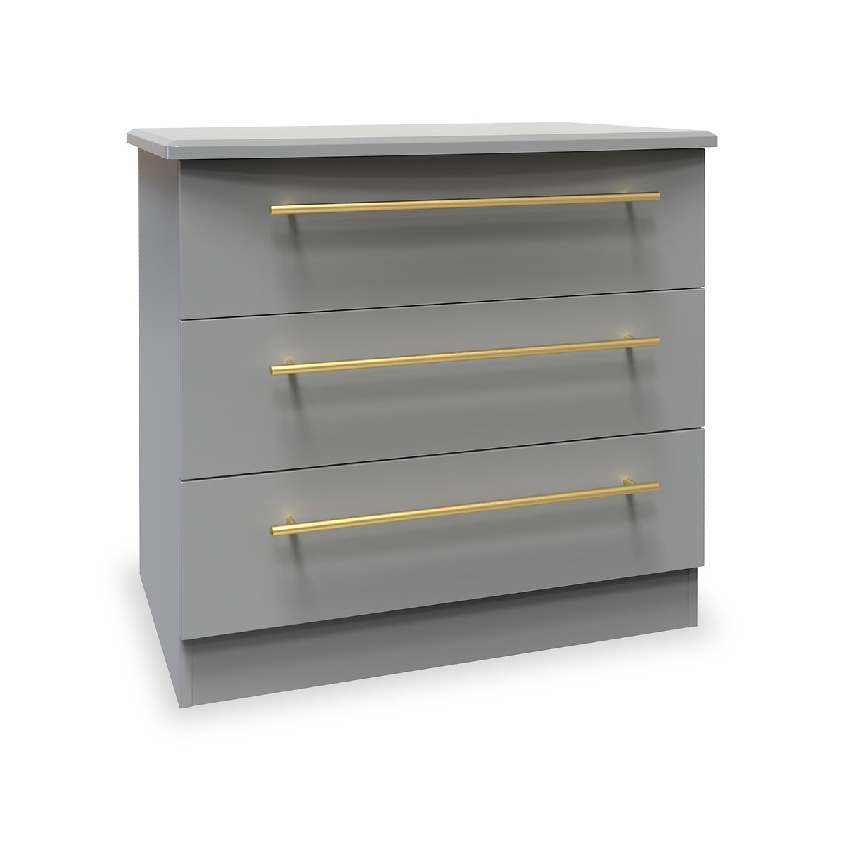 Bramham Grey 3 Drawer Chest from Roseland Furniture