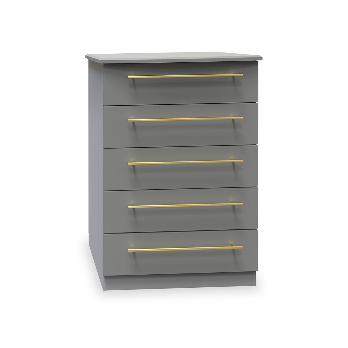 Bramham Grey 5 Drawer Chest from Roseland Furniture