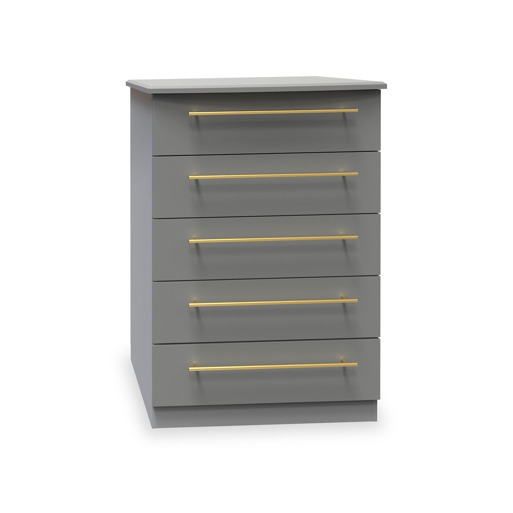 Bramham Grey 5 Drawer Chest from Roseland Furniture