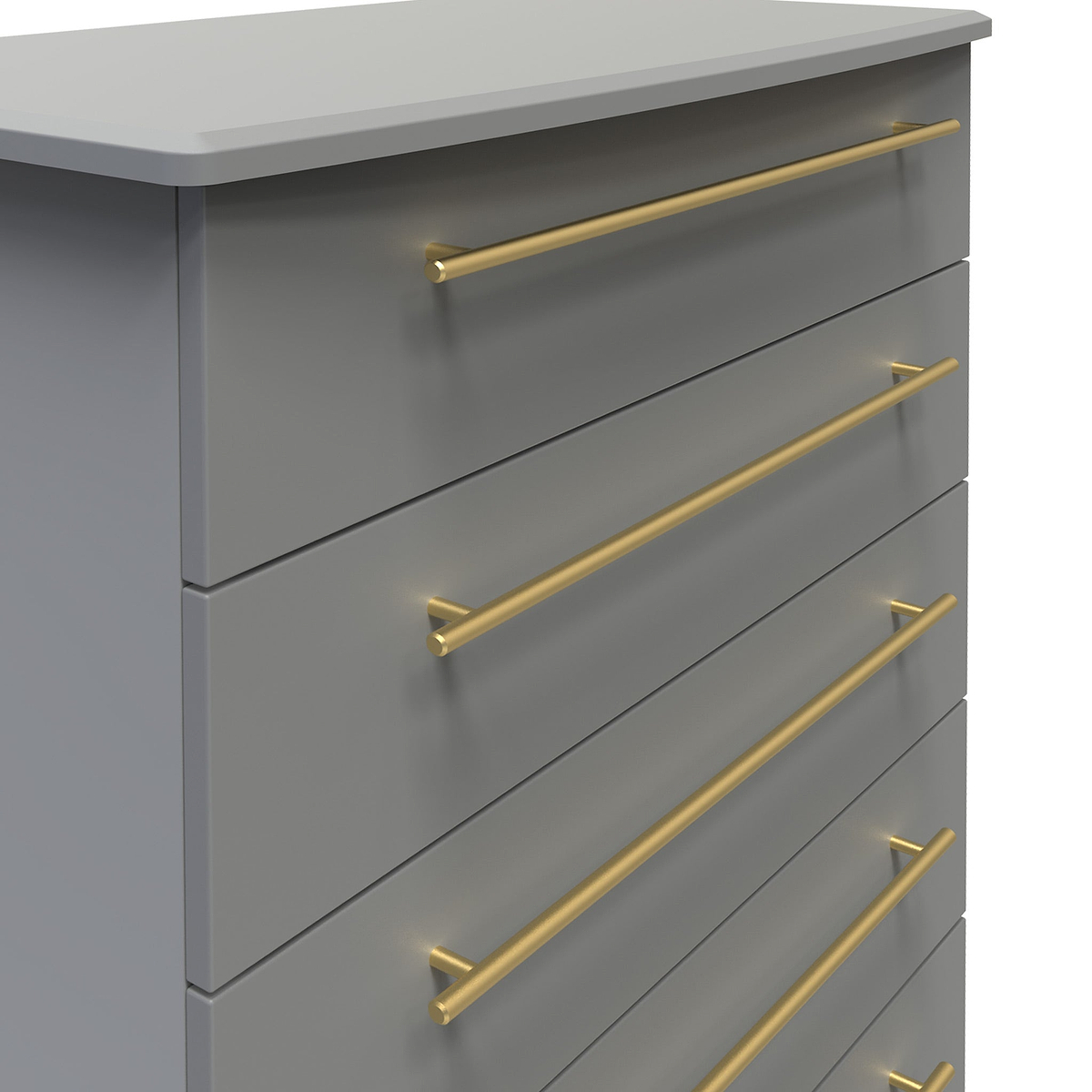 Bramham Grey 5 Drawer Chest