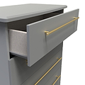 Bramham Grey 5 Drawer Chest