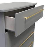 Bramham Grey 5 Drawer Chest