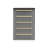 Bramham Grey 5 Drawer Chest