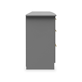 Bramham Grey 6 Drawer Wide Chest from Roseland