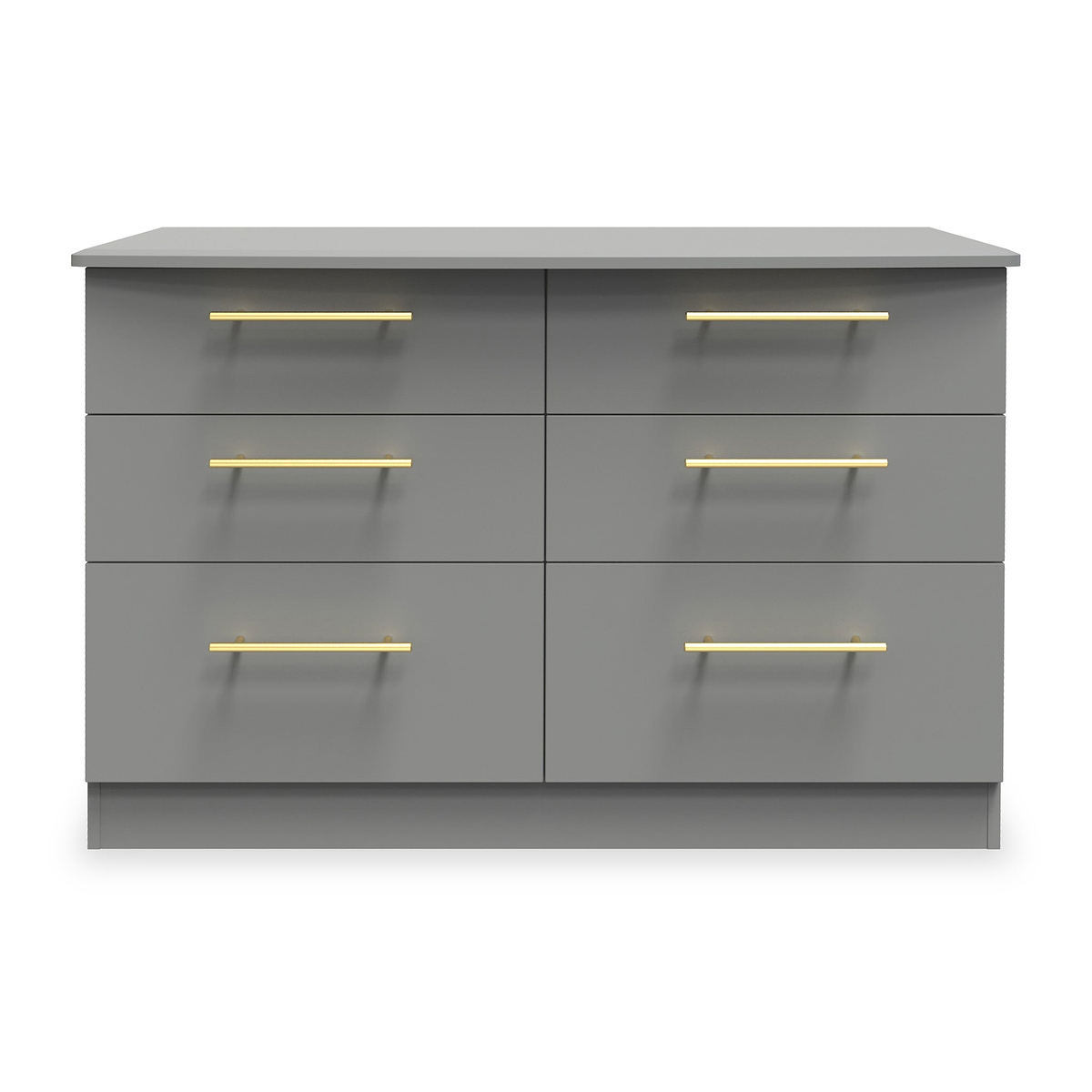 Bramham Grey 6 Drawer Wide Chest from Roseland