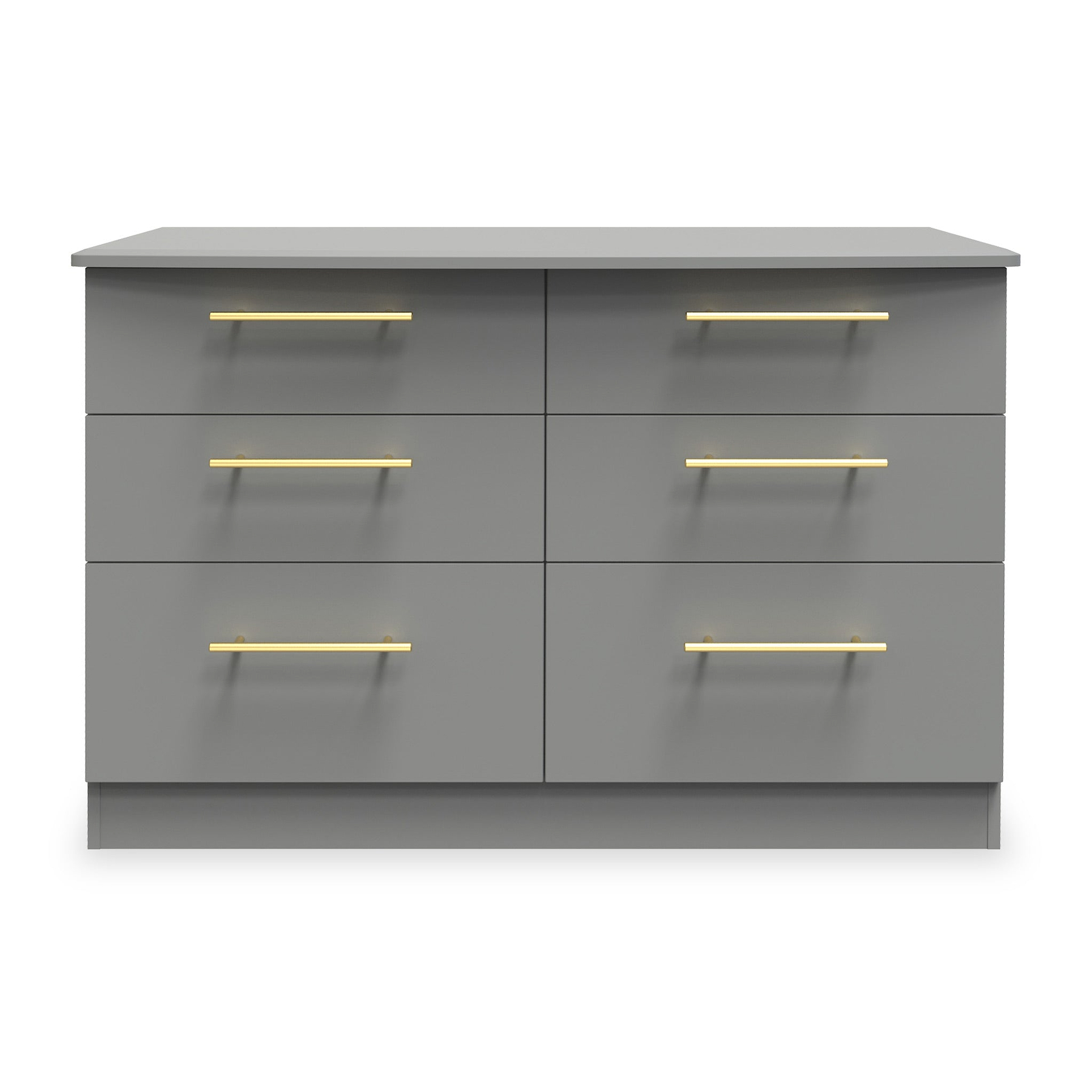 Bramham Grey 6 Drawer Wide Chest from Roseland