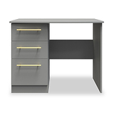 Bramham Grey 3 Drawer Dressing Table from Roseland