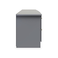 Bramham Grey 4 Drawer Low Storage Unit