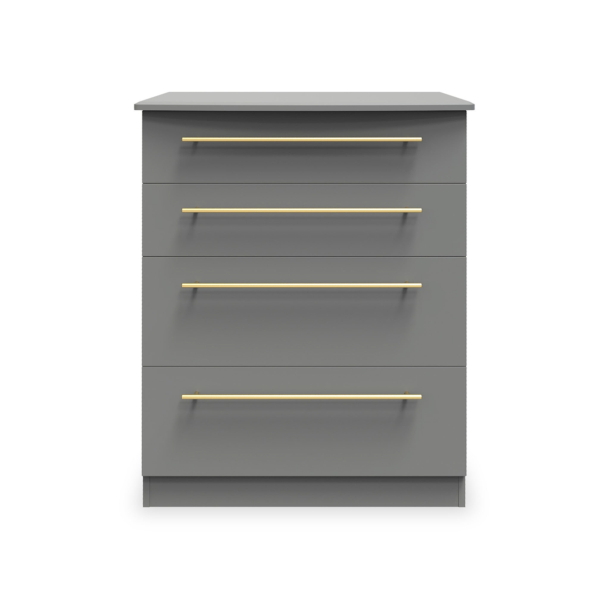 Bramham Grey 4 Drawer Deep Chest from Roseland