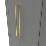 Bramham Grey 2 Door Wardrobe