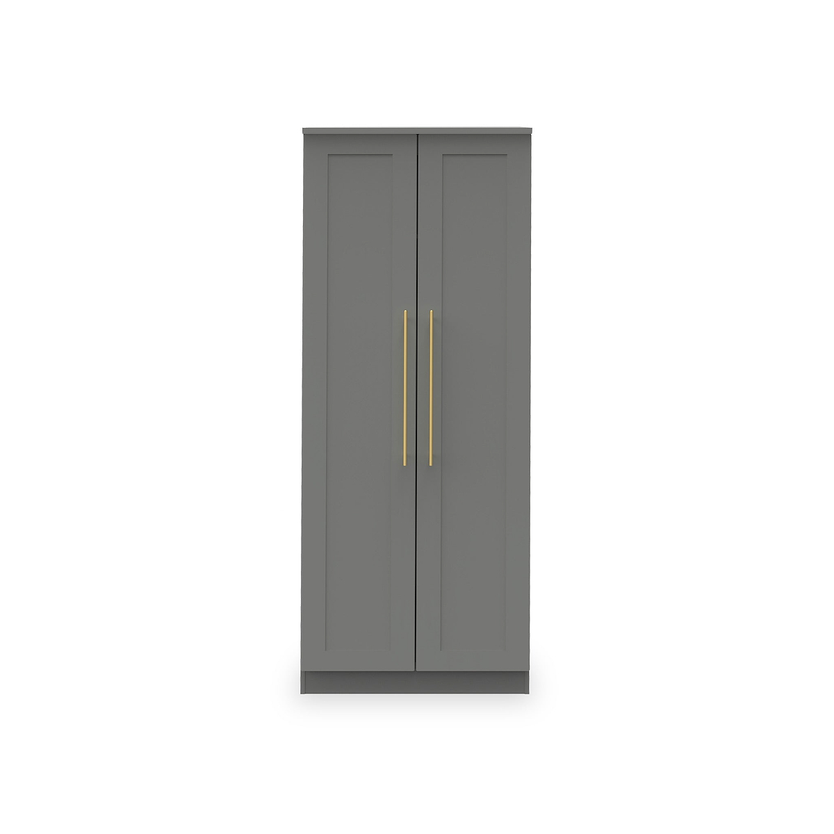 Bramham Grey 2 Door Wardrobe
