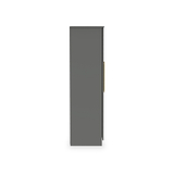 Bramham Grey 2 Door Wardrobe