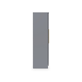 Bramham Grey Tall 6 Door 2 Mirror Wardrobe