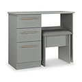 Bramham Dressing Table Stool Set Dusk Grey from Roseland Furniture