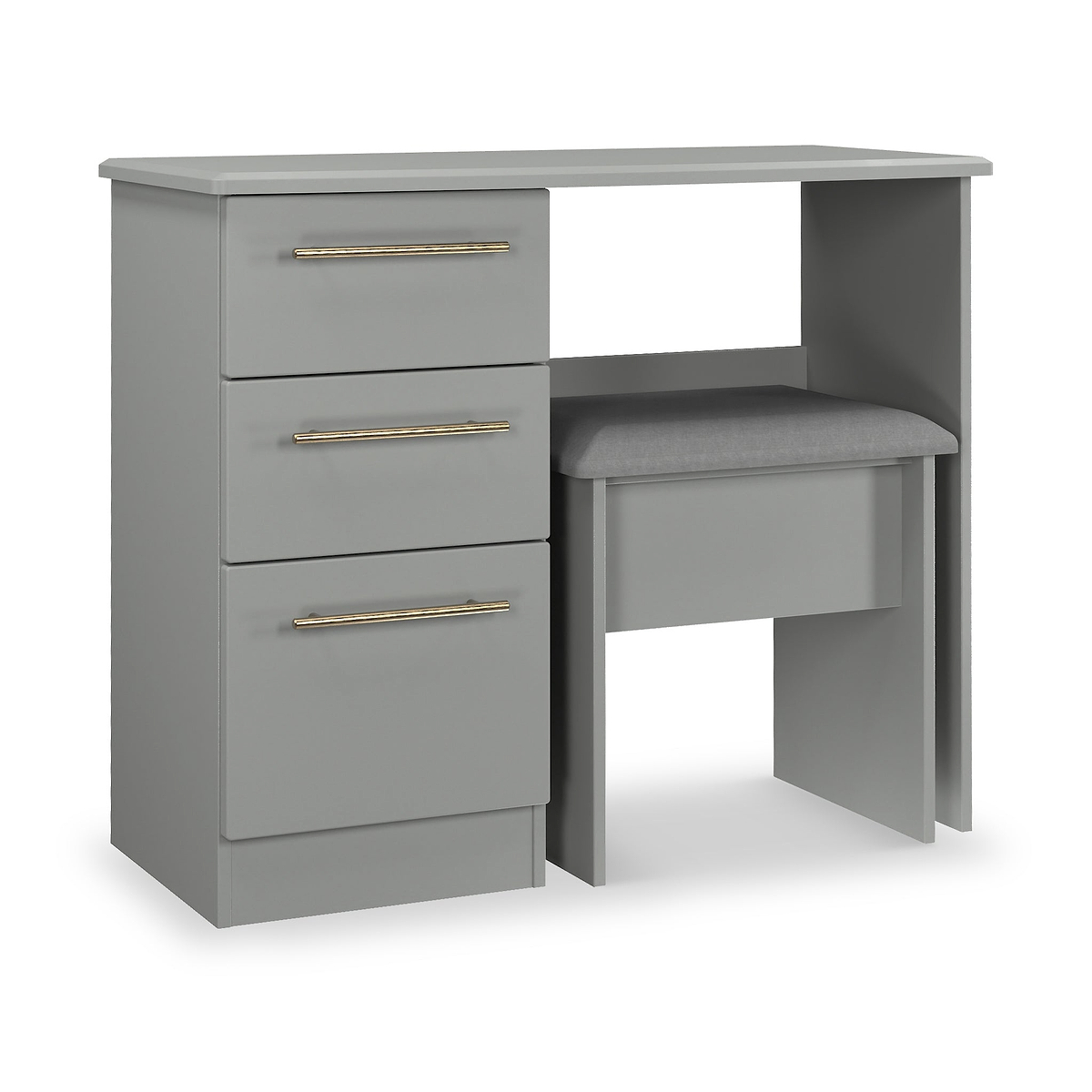 Bramham Dressing Table Stool Set Dusk Grey from Roseland Furniture