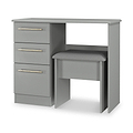 Bramham Dressing Table Stool Set Dusk Grey from Roseland Furniture
