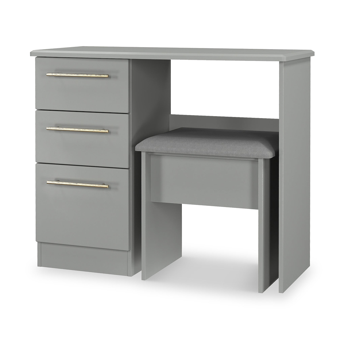 Bramham Dressing Table Stool Set Dusk Grey from Roseland Furniture