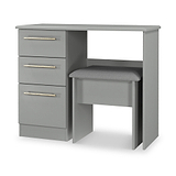 Bramham Dressing Table Stool Set Dusk Grey from Roseland Furniture