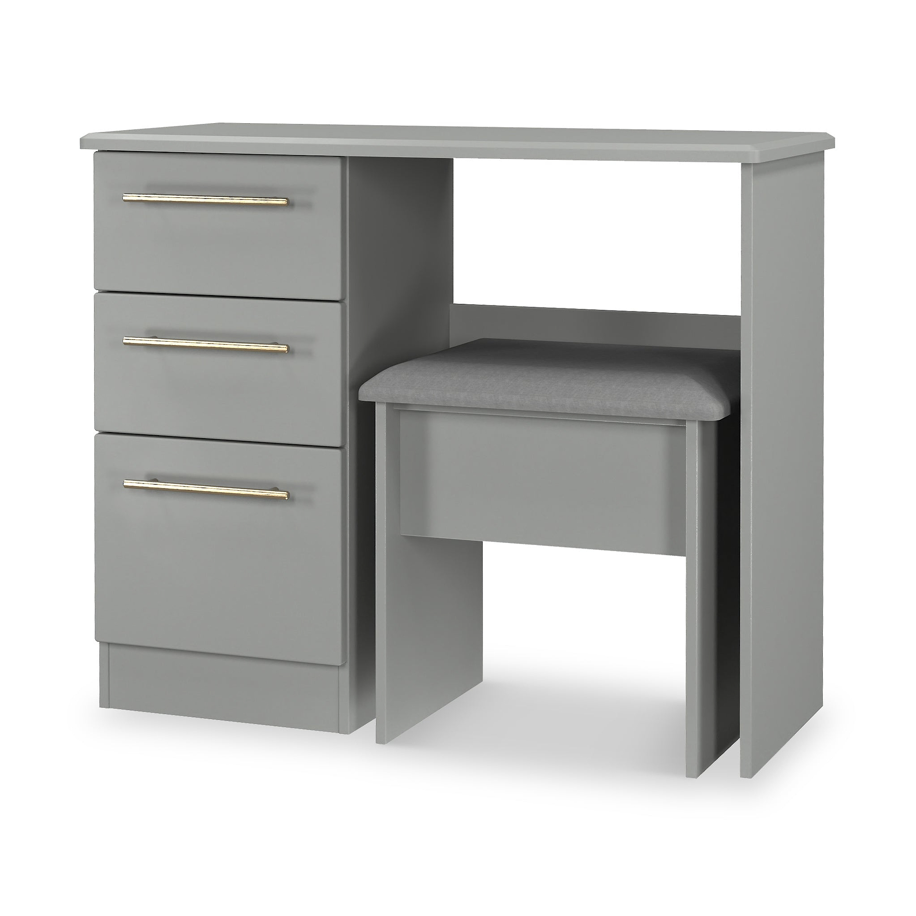 Bramham Dressing Table Stool Set Dusk Grey from Roseland Furniture