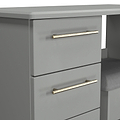 Bramham Dressing Table Stool Set Dusk Grey from Roseland Furniture