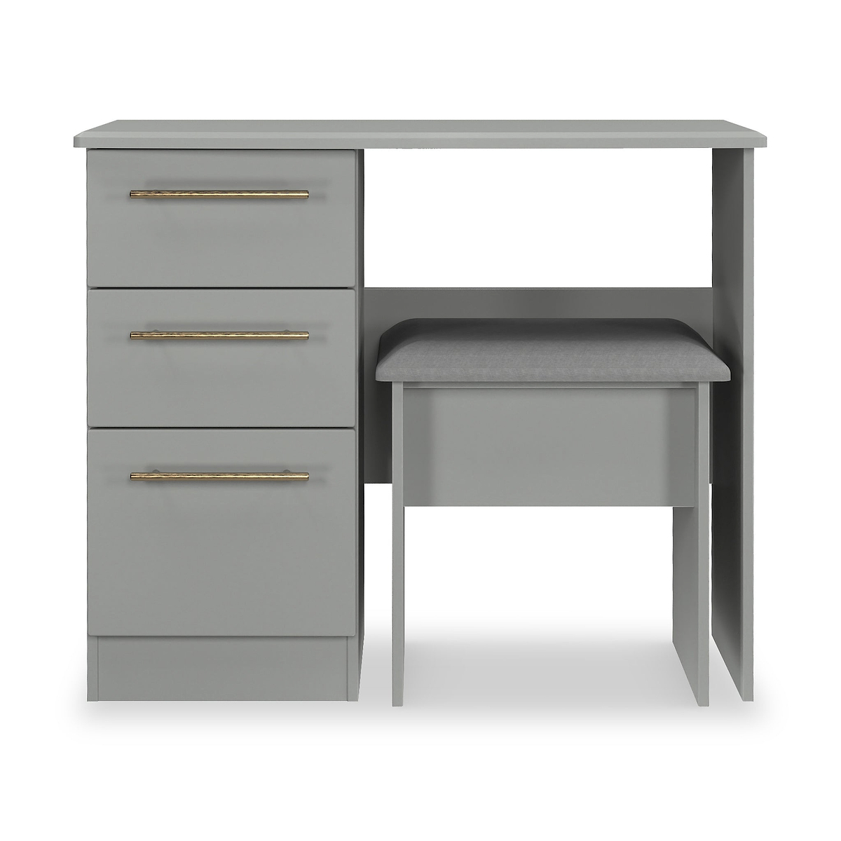 Bramham Dressing Table Stool Set Dusk Grey from Roseland Furniture