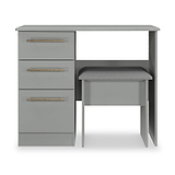 Bramham Dressing Table Stool Set Dusk Grey from Roseland Furniture