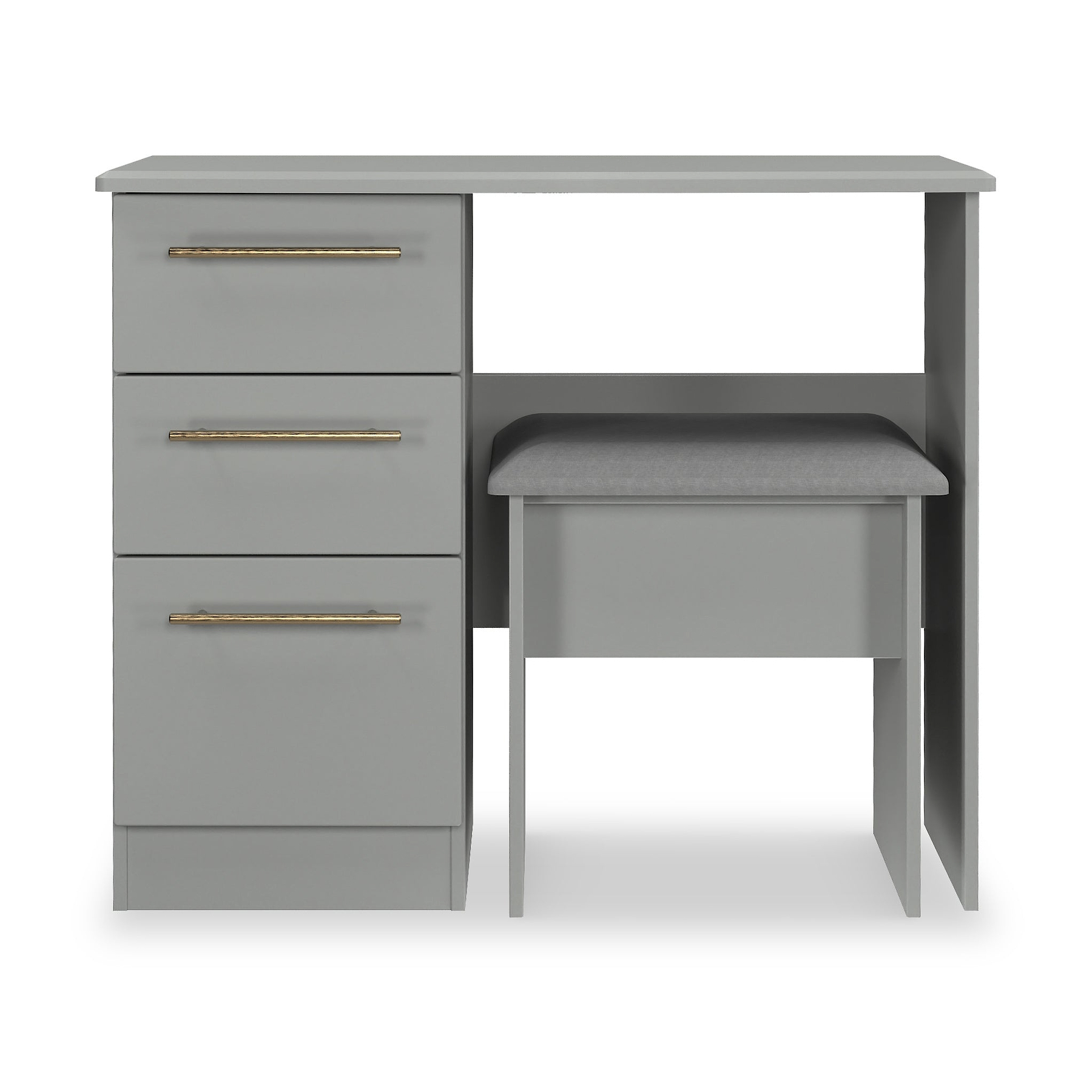 Bramham Dressing Table Stool Set Dusk Grey from Roseland Furniture