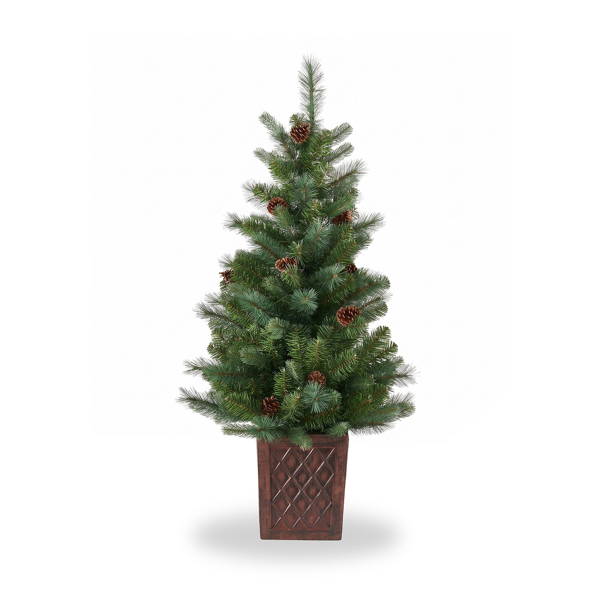 HAZELNUT PINE Porch Tree 4ft Potted from Roseland Furniture