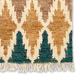 Franklin Natural Hemp Multi Coloured Diamond Rug