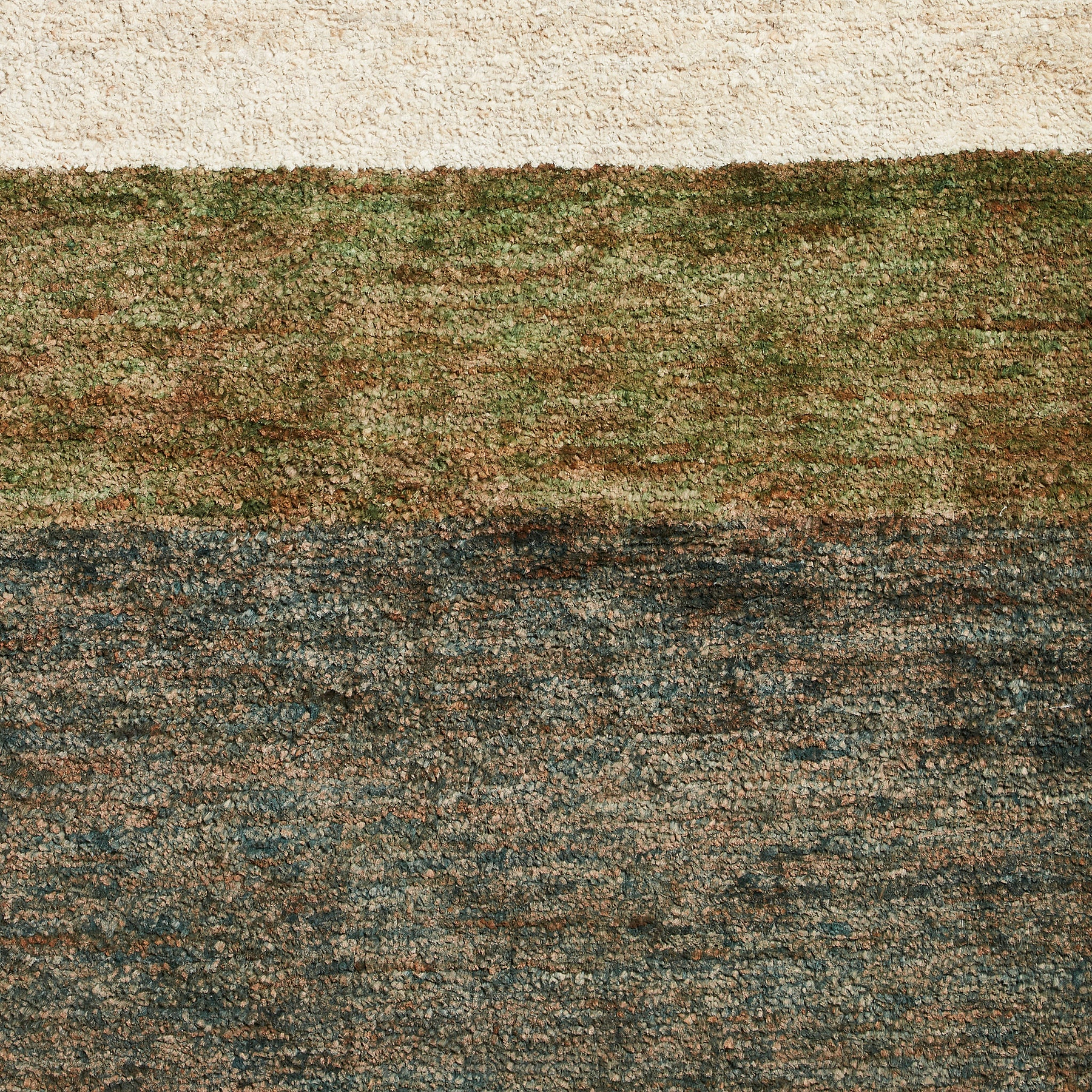 Franklin Natural Hemp Multi Coloured Abstract Rug