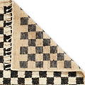 Franklin Natural Hemp Black/Ivory Chequered Rug