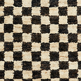 Franklin Natural Hemp Black/Ivory Chequered Rug