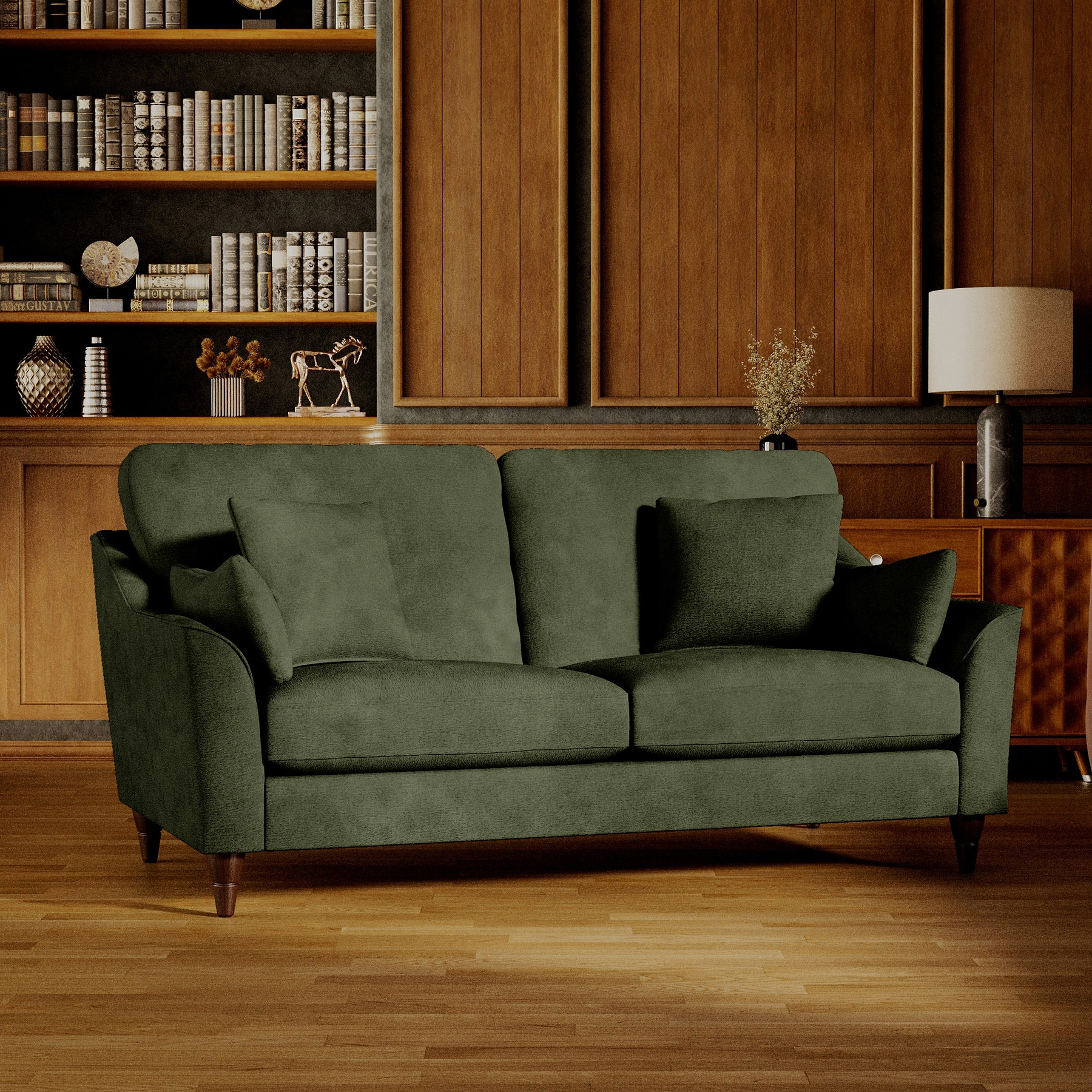 Charice Alpine Green 2 Seater Sofa from Roseland Furniture